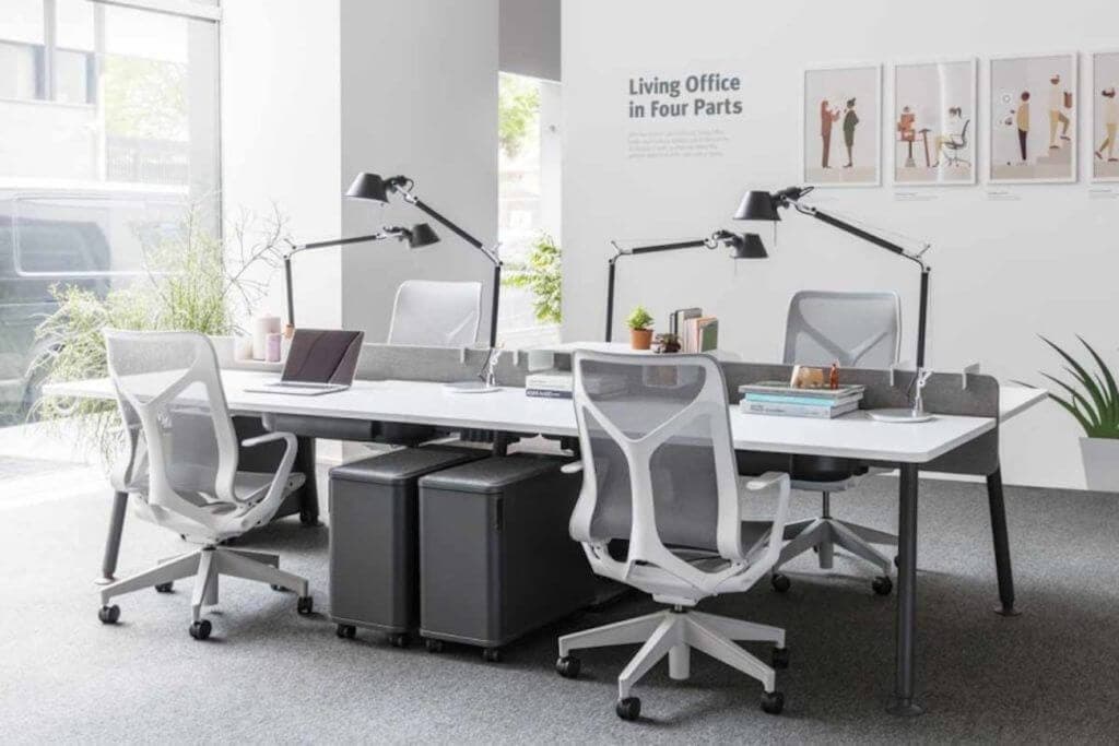 Acoustic panels and sound management in collaborative workspace