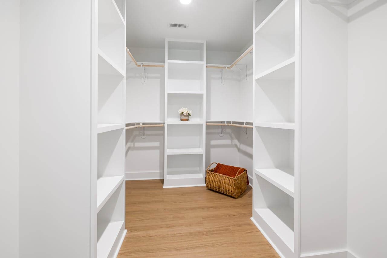 Declutter with Built-In Storage